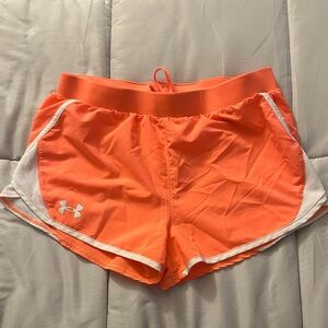 Under Armour Kids Orange and White Shorts
